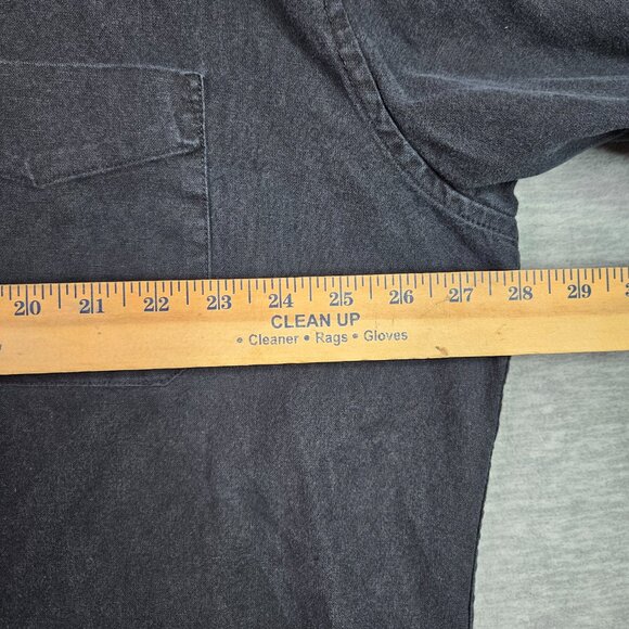 Celtic Ranchwear Cotton Linen Collarless Traditional Irish Casual Shirt Sz 2XL - Picture 3 of 7